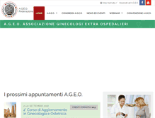 Tablet Screenshot of ageo-federazione.it